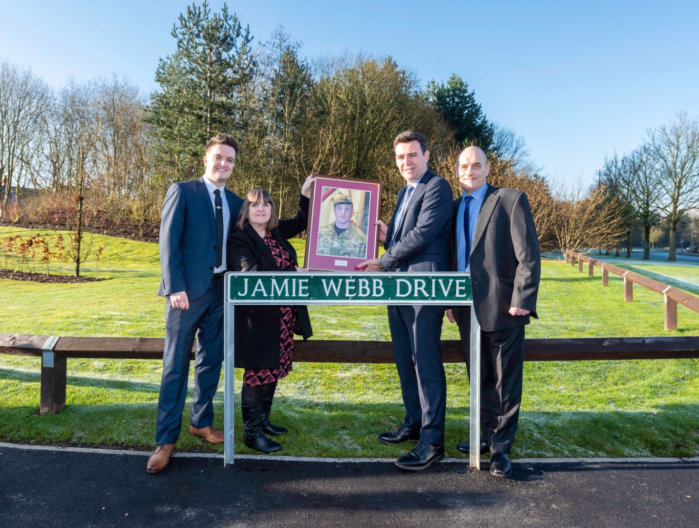 Road named as tribute to local soldier killed in Afghanistan